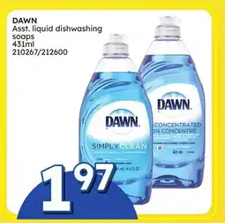 Rossy DAWN Asst. liquid dishwashing soaps offer
