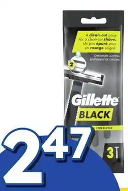 Rossy GILLETTE BLACK Disposable razors offer