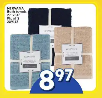 Rossy NIRVANA Bath towels offer