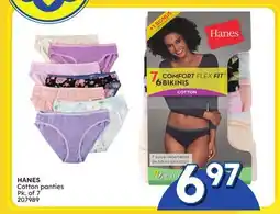 Rossy HANES Cotton panties offer