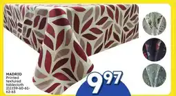 Rossy MADRID Printed textured tablecloth offer