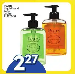 Rossy PEARS Liquid hand soap offer