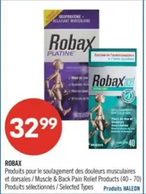 Pharmaprix ROBAX Muscle & Back Pain Relief Products (40 - 70) offer
