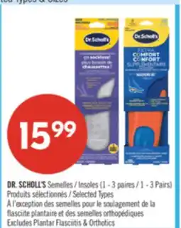 Pharmaprix DR. SCHOLL'S Insoles offer