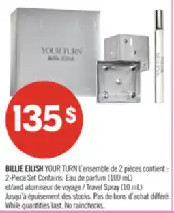 Pharmaprix BILLIE EILISH YOUR TURN 2-Piece Set Contains: Eau de Parfum (100 mL) and Travel Spray (10 mL) offer