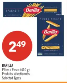 Pharmaprix BARILLA Pasta offer