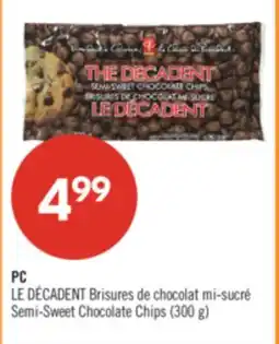 Pharmaprix PC Semi-Sweet Chocolate Chips offer