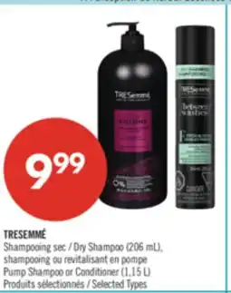 Pharmaprix TRESEMMÉ Dry Shampoo (206 mL), Pump Shampoo or Conditioner (1,15 L) offer