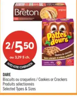 Pharmaprix DARE Cookies or Crackers offer