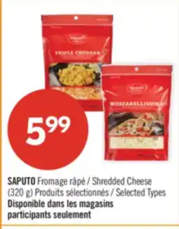 Pharmaprix SAPUTO Shredded Cheese offer