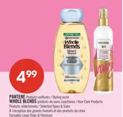 Pharmaprix PANTENE Styling or WHOLE BLENDS Hair Care Products offer
