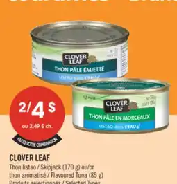 Pharmaprix CLOVER LEAF Thon listao (170 g) or Flavoured Tuna (85 g) offer