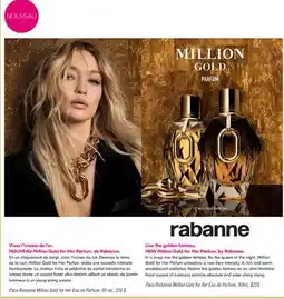 Pharmaprix Paco Rabanne Million Gold for Her Eau de Parfum, 90 mL offer