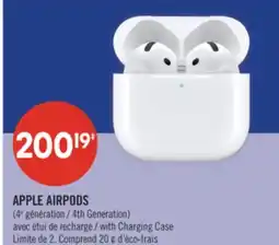 Pharmaprix APPLE AIRPODS (4th Generation) with Charging Case offer