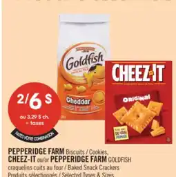 Pharmaprix CHEEZ-IT or PEPPERIDGE FARM GOLDFISH Baked Snack Crackers offer