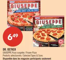 Pharmaprix DR. OETKER GIUSEPPE Frozen Pizza offer