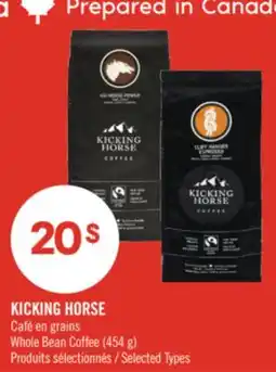 Pharmaprix KICKING HORSE Café en grains Whole Bean Coffee (454 g) offer