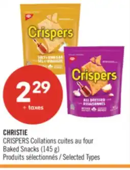 Pharmaprix CHRISTIE Baked Snacks (145 g) offer