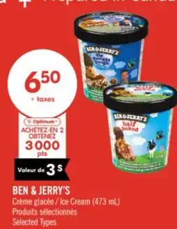 Pharmaprix BEN & JERRY'S Ice Cream (473 mL) offer