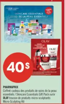 Pharmaprix PHARMAPRIX Skincare Essentials Gift Pack or OLAY Micro-Sculpting Kit offer