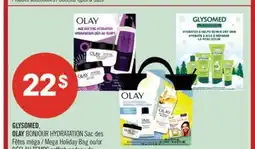 Pharmaprix GLYSOMED, OLAY BONJOUR HYDRATATION Mega Holiday Bag or DÉJÀ AU TEMPS Hydration Gift Set offer