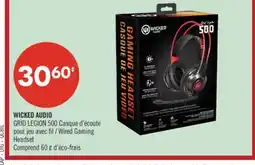 Pharmaprix WICKED AUDIO GRID LEGION 500 Wired Gaming Headset offer