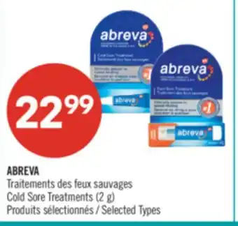 Pharmaprix ABREVA Traitements des feux sauvages offer