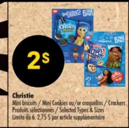 Pharmaprix Christie Mini biscuits Mini Cookies or Crackers offer