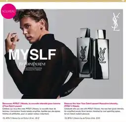 Pharmaprix Discover the New Yves Saint Laurent Masculine Intensity, MYSLF L'Absolu offer