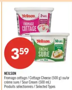 Pharmaprix NEILSON Cottage Cheese (500 g) or Sour Cream (500 mL) offer