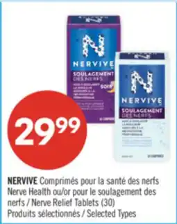Pharmaprix NERVIVE Nerve Health or Nerve Relief Tablets offer