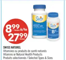 Pharmaprix SWISS NATUREL Vitamins or Natural Health Products offer