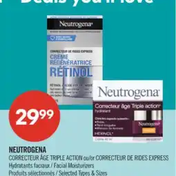 Pharmaprix NEUTROGENA TRIPLE ACTION or EXPRESS Facial Moisturizers offer