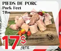 Marche Salaberry PIEDS DE PORC offer