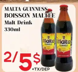 Marche Salaberry MALTA GUINNESS BOISSON MALTEE offer