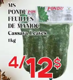Marche Salaberry MS PONDU FEUILLES DE MANIOC offer