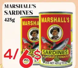 Marche Salaberry MARSHALL'S SARDINES offer