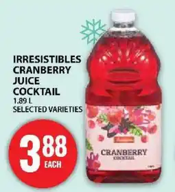 Food Basics Irresistibles Cranberry Juice Cocktail offer