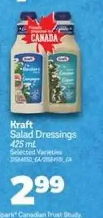 Real Canadian Superstore Kraft Salad Dressings offer
