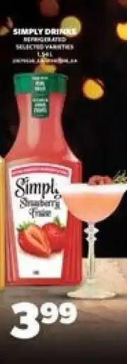 Real Canadian Superstore Simply Drinks offer