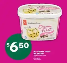 No Frills PC Cream First Ice Cream offer