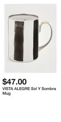 Holt Renfrew VISTA ALEGRE Sol Y Sombra Mug offer