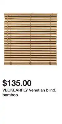 IKEA VECKLARFLY Venetian blind, bamboo offer