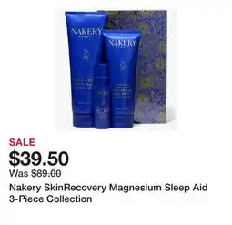 TSC Stores Nakery SkinRecovery Magnesium Sleep Aid 3-Piece Collection offer