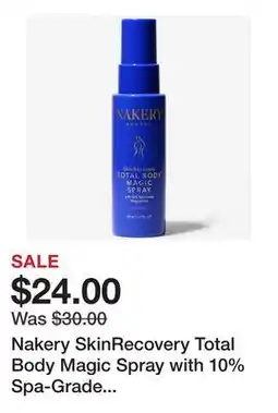 TSC Stores Nakery SkinRecovery Total Body Magic Spray with 10% Spa-Grade Magnesium offer