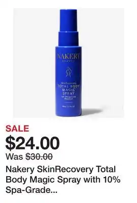 TSC Stores Nakery SkinRecovery Total Body Magic Spray with 10% Spa-Grade Magnesium offer