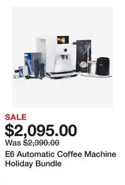 TSC Stores E6 Automatic Coffee Machine Holiday Bundle offer