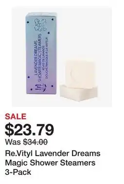 TSC Stores Re.Vityl Lavender Dreams Magic Shower Steamers 3-Pack offer