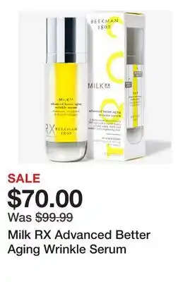 TSC Stores Milk RX Advanced Better Aging Wrinkle Serum offer
