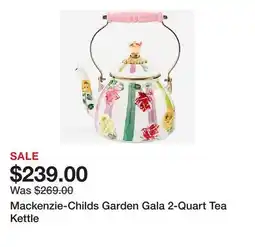 TSC Stores Mackenzie-Childs Garden Gala 2-Quart Tea Kettle offer